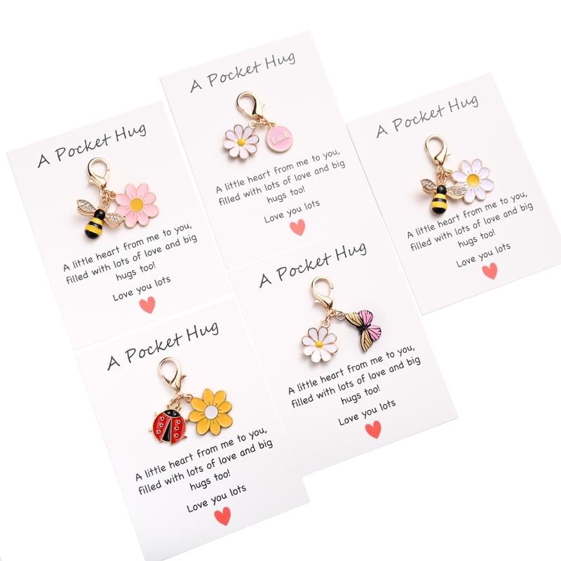 ✨Crafted by Hand-20 Sets Hug Favors(🦋Butterfly. Ladybird. Flower. Bee)