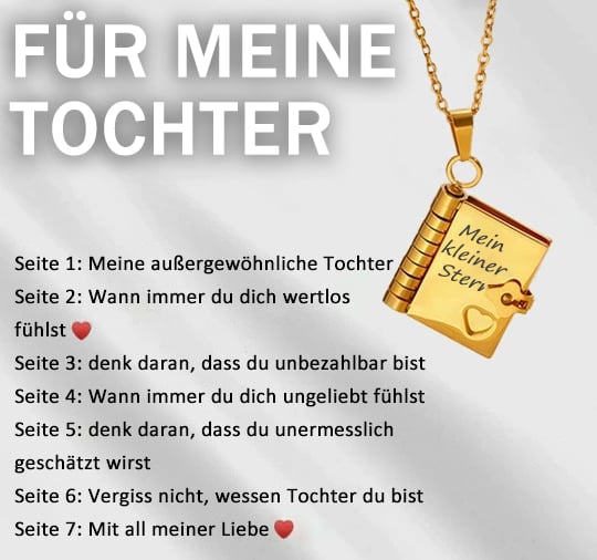 🎁💗My little star book necklace for daughter & son. birthday gift. graduation jewelry of love