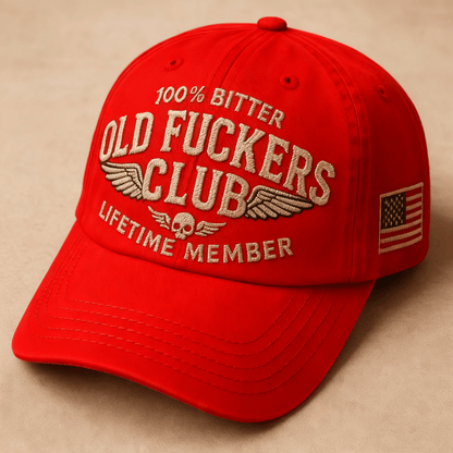 🔥 2026-BUY 2 GET 1 FREE🧢 Own Your Attitude! Vintage 'Old F*ckers Club' Hat 😎🔥 Perfect Gag Gift with Bold Style! 🎁