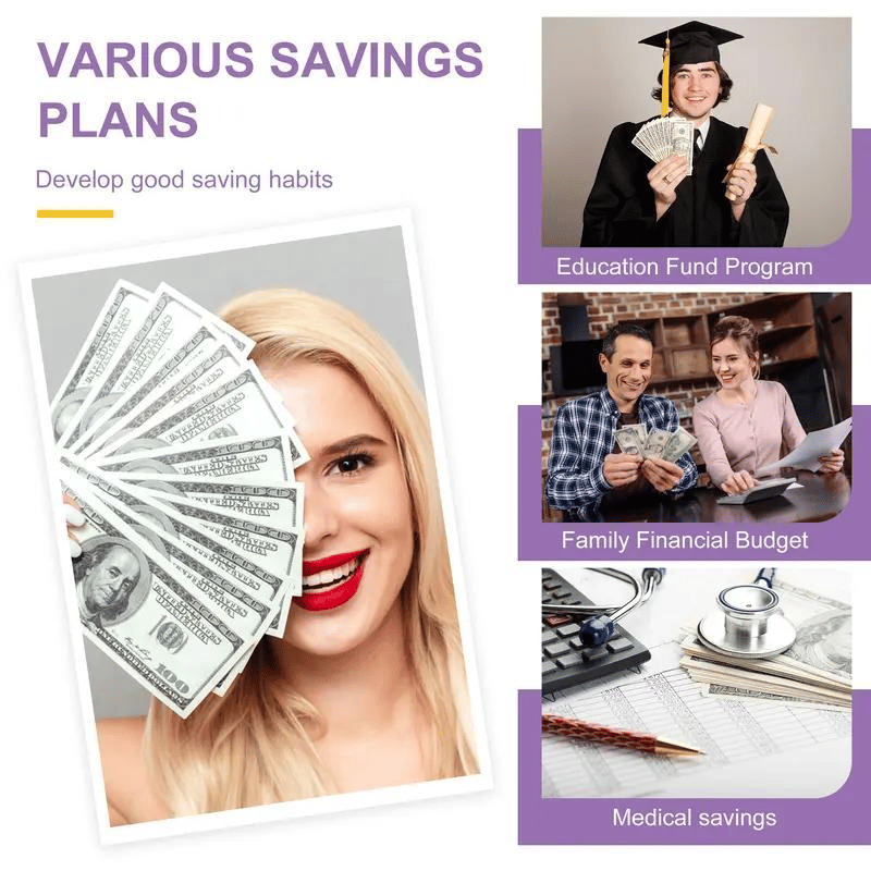 ✉️100 Envelope Savings Challenge Book