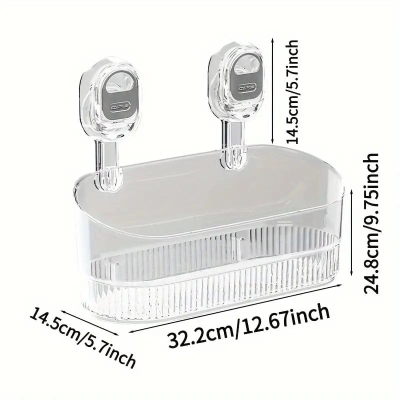 Cilifer®No-Drill Bathroom Suction Storage Box