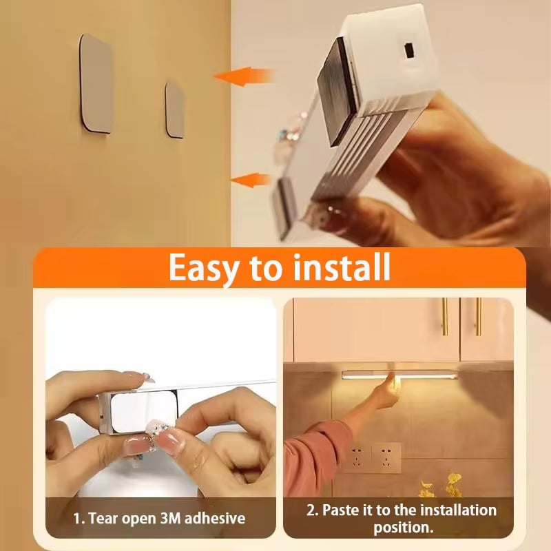🎁Last Day Sale 49% OFF🔥-💡Punch-free Smart Sensor Magnetic Rechargeable LED Lights