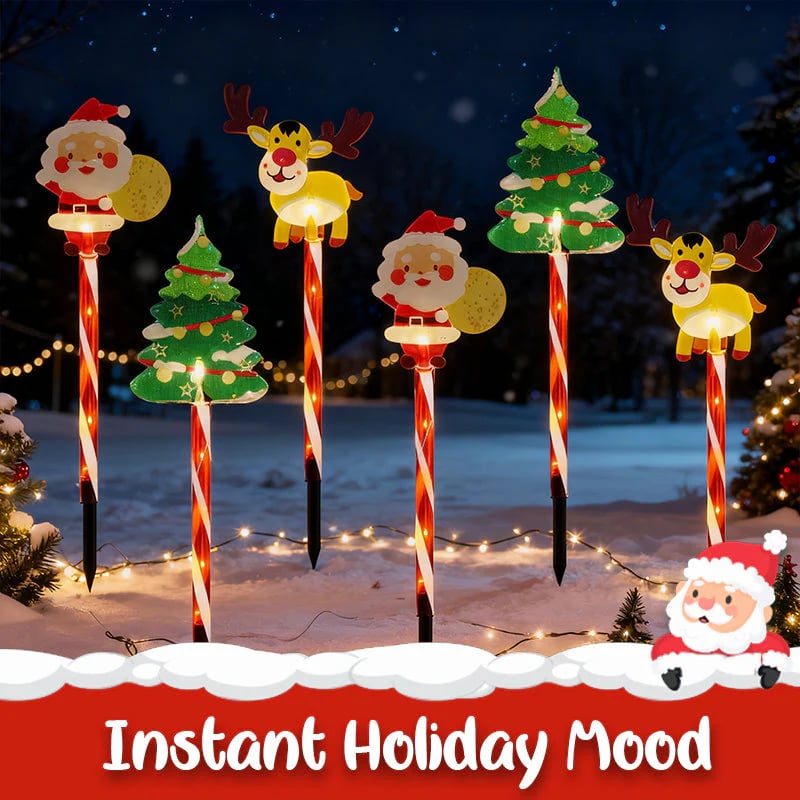 🎄🎁6-pack of moving Christmas lights