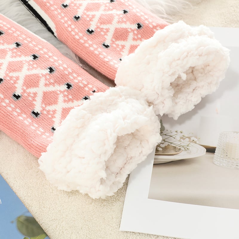 🔥Winter Hot Sale 49% OFF🔥 Ultra-thick Cashmere Slipper Home Socks