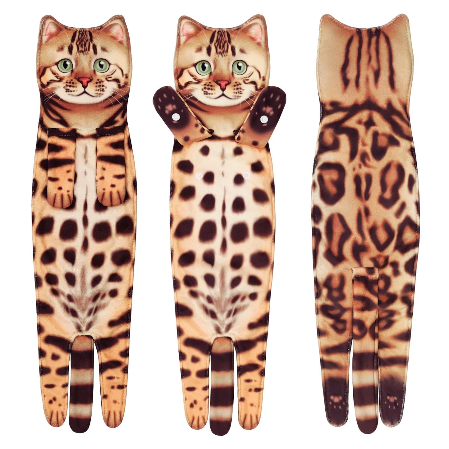 🎁 Early Christmas Sale — 🎅 Funny Cat Hand Towels