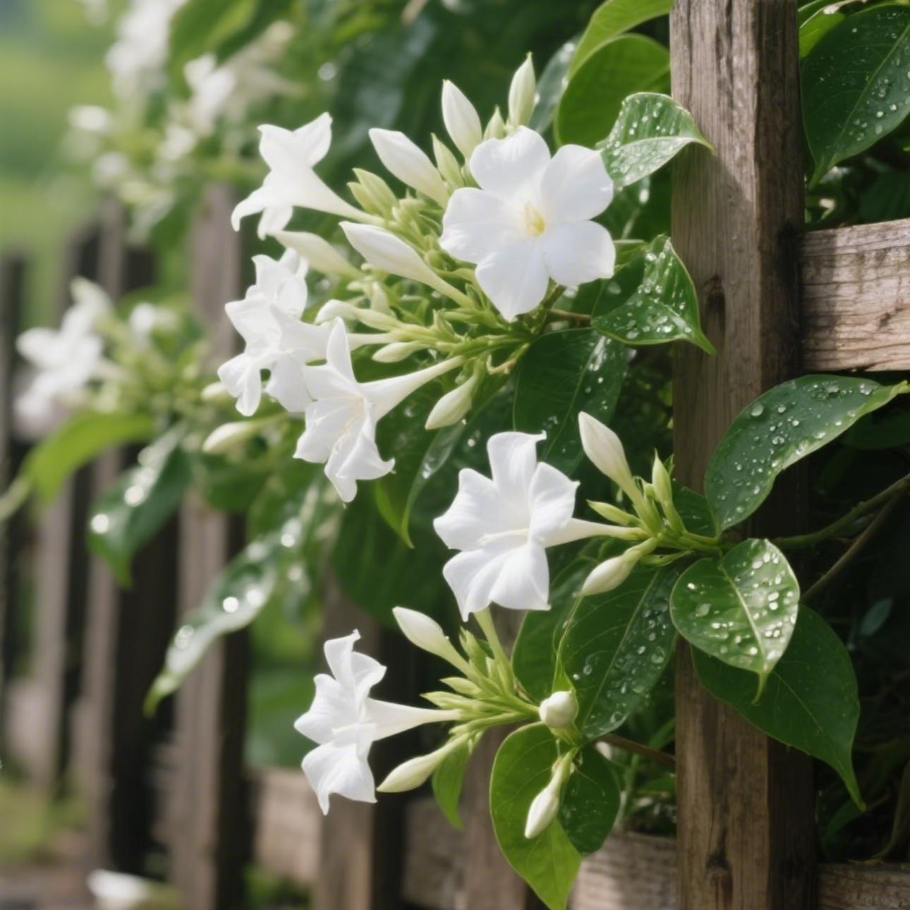 🌿❄️ Midnight Perfume Jasmine Seeds – Winter Planting. Perennial Blooms & Fragrant Garden Elegance 🌸