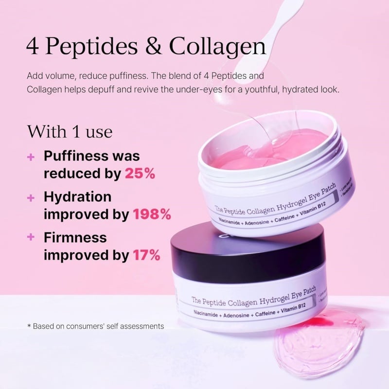 ✨  Peptide Hydrogel Eye Patch | 60 Pairs · K-Beauty Eye Revival Essential