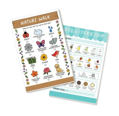 🥳 Pretend Play Notepads | 2-Pack | 40 Pages Each ✨