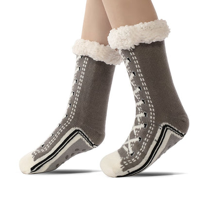 🔥Winter Hot Sale 49% OFF🔥 Ultra-thick Cashmere Slipper Home Socks