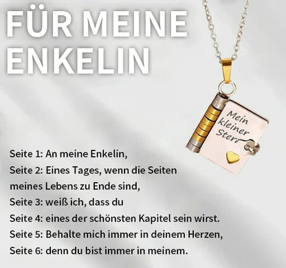 🎁💗My little star book necklace for daughter & son. birthday gift. graduation jewelry of love
