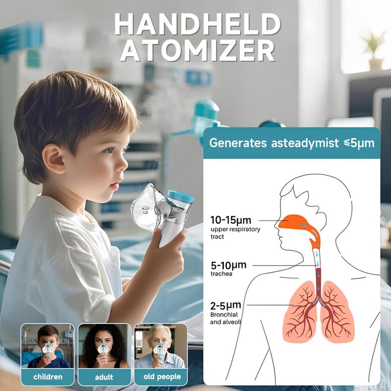 Portable Mesh Nebulizer: Breathe Easy Anywhere! 😷🌟