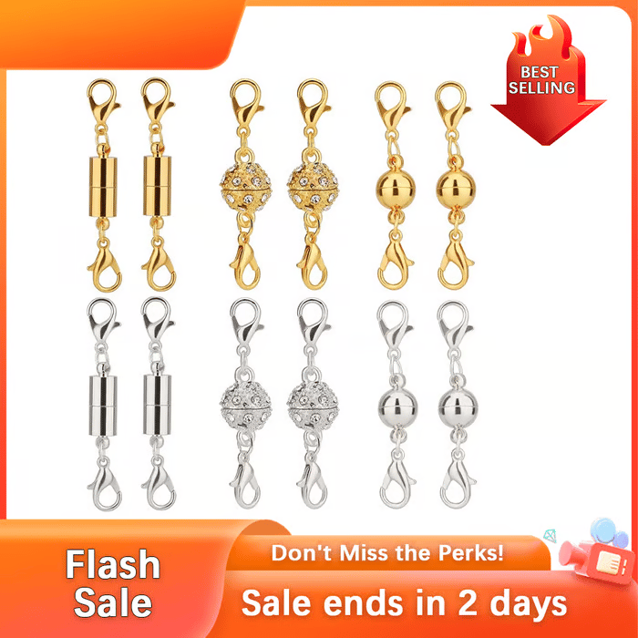 🔥🔥Magnetic Necklace Clasps and Closures