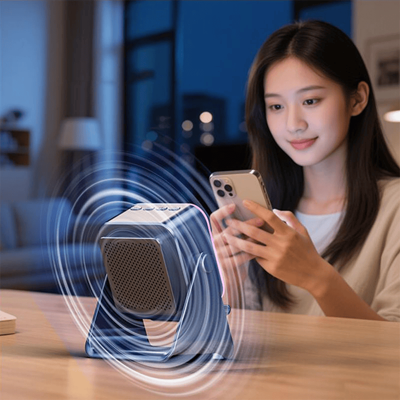 Cilifer® 🎶📱 5-in-1 Wireless Induction Speaker with Adjustable Phone Stand